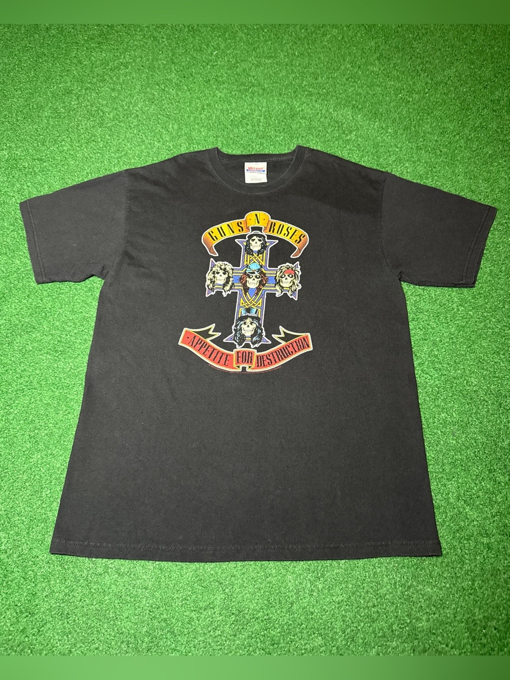 Guns N Roses Vintage T Shirt Appetite For Destruction Medium Band Shirt Y2K